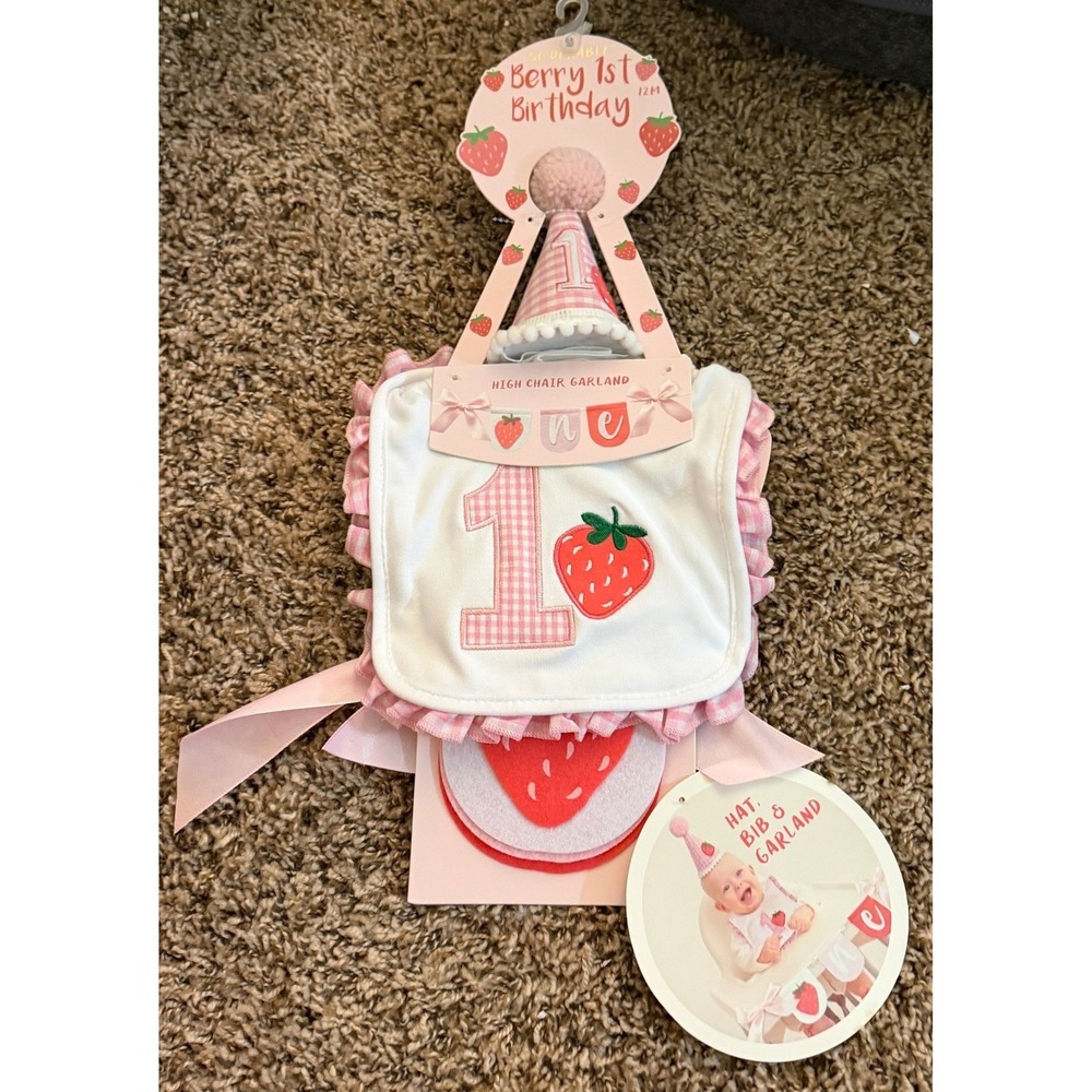 Shalom International Corp-Girl 1st Birthday Party-Photo Op Cake Smashing Set (3)
